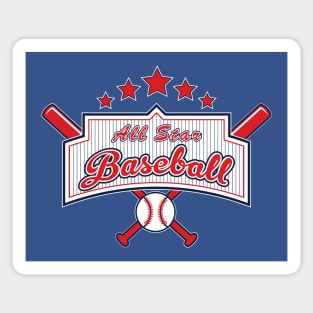 All Star Baseball Sticker